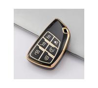 Boitier Clef Voiture Coque De Protection pour e Voiture À 5 6 Boutons pour GMC pour Yukon pour Tahoe pour Suburban pour Buick Envision S Plus Avenir 2020 2021 2022(6 Buttons Black)