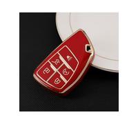 Boitier Clef Voiture Coque De Protection pour e Voiture À 5 6 Boutons pour GMC pour Yukon pour Tahoe pour Suburban pour Buick Envision S Plus Avenir 2020 2021 2022(5 Buttons Red)