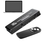 Boîtier Commutateur Vidéo | Sélecteur 4K à 120 Hz avec Télécommande | Faible Latence pour Console de Jeu Centre Média Projecteur
