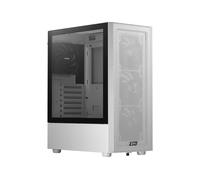 XPG Valor Mesh (boîtier Compact ATX Mid-Tow, Design de Panneau Avant en Mesh, Panneau latéral en Verre trempé de 3 mm, 4 Ventilateurs préinstallés de 120 mm)