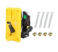 Boîtier comparatif de sélection et d’acceptation des pièces de monnaie, CPU avec lumière LED et couvercle rabattable, système intelligent de validation des pièces pour machines de (Jaune)