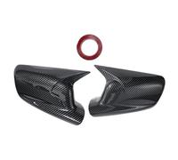 Boîtier Compatible Avec BMW Pour Série 3 E46 Cabriolet Pour Cabrio 2000-2007 2 Pièces Couvercle Rétroviseur Voiture Capuchon Klaxon Composants Automobiles Style M