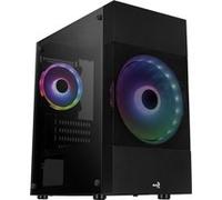 Boitier Cube Micro ATX AeroCool Atomic Lite RGB avec panneau vitré (Noir) G