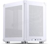 Jonsbo Boîtier PC C6 Micro-ATX Mesh USB-C Panneaux amovibles Acier Blanc