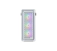 FSP GROUP Boîtier PC CUT593P – Grand Tour ATX RGB, panneau vitré, Blanc