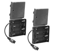Boîtier d ' alimentation à piles AA avec port USB de contrôle commutable pour bandes lumineuses LED Durabilité sûre Utilisation en extérieur Connecteur d ' alimentation pour bandes lumineuses USB