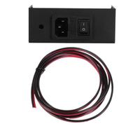 Boîtier D’alimentation Métallique pour Imprimante 3d, Protection DIY | Couvercle de Module pour Alimentation à Découpage, Usage Maison et Atelier, Noir, Accessoire de Projet