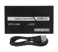 Boîtier d'acquisition vidéo 4K/1080p 60 FPS, enregistreur HDMI compact et portable pour PS5, Switch et Xbox, avec témoin lumineux LED et transfert