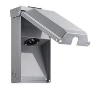 Boîtier d'alimentation pour générateur, boîtier d'alimentation en Acier Inoxydable 30 A pour générateur à 4 Broches, Prise de Courant extérieure résistante aux intempéries 7 500