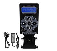 Boîtier d'alimentation tatouage d'écran tactile d'affichage cristaux liquides numérique d'alimentation tatouage pour bobine et machine rotatoire stylo tatouage noir,Hp/2 black
