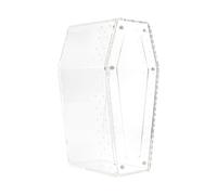 Boîtier d'araignée de cercueil - Cage à grenouilles à feuilles en acrylique transparent - Récipient anti-évasion pour les adorateurs de Dieu | Pour les amateurs de nature, les amateurs, les étudiants