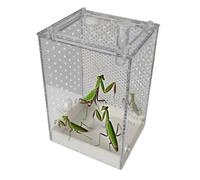 Boîtier d'araignée, prière des Mantis - Boîte d'élevage pour reptiles intérieurs, habitat ventilé amovible avec couvercle en et accès à l'alimentation pour , adultes, enseignement