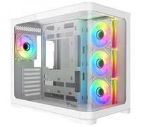 Boîtier Dark Cave Curved - Gaming Tower- Atx- 4x12cm Argb Fan 2xUSB3- Type-C- ±