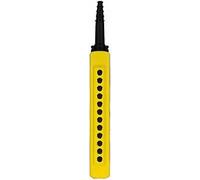 Boîtier de 12 trous jaune 22mm IP65 XACA12