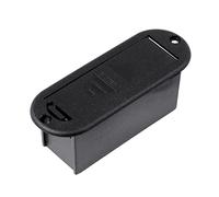Boîtier De Basse Électrique Noire En Plastique Remplacement Batterie Batterie 9V Boîte Ramassage Active Facile À Remplacer La Boîte Ramassage Active