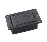 Boîtier De Basse Électrique Noire En Plastique Remplacement Batterie Batterie 9V Boîte Ramassage Active Facile À Remplacer La Boîte Ramassage Active