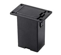 Boîtier De Basse Électrique Noire En Plastique Remplacement Batterie Batterie 9V Boîte Ramassage Active Facile À Remplacer La Boîte Ramassage Active