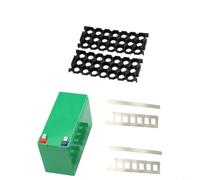Boîtier de batterie 12 V 7 Ah pour cellules, support 3 x 7 avec bandes de nickel, boîte en plastique ABS 146 x 60 x 80 mm, boîte vide pour kit de batterie DIY (noir)
