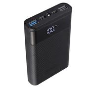 Boîtier de Batterie 18650 Noir, Chargeur USB, Indicateurs LED, Compact | Abs Démontable, Protection Court-circuit et Surcharge, Port USB de Sortie, pour Voyage et Extérieur Couleur Aléatoire