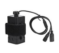 Boîtier de batterie 18650 résistant aux intempéries |Pack d'alimentation à 4 cellules pour lumières de cyclisme/équipement d'extérieur |Double sortie USB et DC avec affichage de