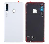 Boîtier De Batterie Avec Autocollant Et Cache D'objectif Pour Huawei P30 Lite (48 Mpx) - Blanc