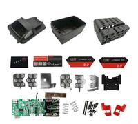Boîtier de batterie de rechange à 10 cellules avec circuit de protection de charge PCB, boîtier en plastique pour modèles 48-11-1862/1880/1850/1852/1812, compatible avec outil électrique 18 V