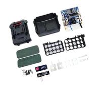 Boîtier de batterie en ABS pour accessoires d'outils électriques 10/15/20 cœurs Coque avec protections contre les courts-circuits Systèmes de gestion de la combustion Carte de charge PCB Accessoires