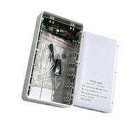 Boîtier de batterie mobile pratique, 12 cellules, conception détachable, assemblage facile, affichage de l ' alimentation LED, adapté passionnés, boîtier d ' établissement d ' alimentation à frais