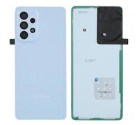 Boîtier De Batterie Oem Pour Samsung Galaxy A53 5g A536 Avec Autocollant Adhésif Et Cache D'objectif D'appareil Photo - Bleu