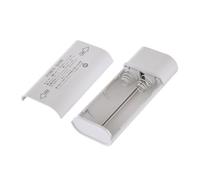 Boîtier de Batterie Portable avec entrée de Type C 5 V / 2, 1, White | Disposition définie du boîtier à deux cellules, format de cellule à dessus plat requis, bouton rond avec