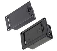 Boîtier de batterie pour micro de guitare basse - Support de batterie 9 V sécurisé avec remplacement facile pour les micros actifs, idéal pour les spectacles en direct et l'utilisation en studio par