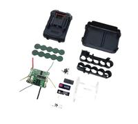 Boîtier de batterie pour outil approprié 10/15/20 cœurs Boîtier ABS avec systèmes avancés de gestion de la combustion Protections ABS Boîtier de batterie avec écran LCD