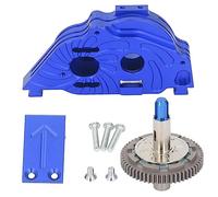 Boîtier de boîte de vitesses en alliage d'aluminium à engrenages en acier 57 dents, kit de mise à niveau haute performance pour voiture télécommandée ARRMA VORTEKS Big Rock 1/10, (Bleu foncé)