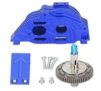 Boîtier de boîte de vitesses en alliage d'aluminium à engrenages en acier 57 dents, kit de mise à niveau haute performance pour voiture télécommandée ARRMA VORTEKS Big Rock 1/10, (Ciel bleu)
