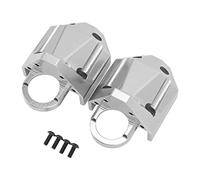 Boîtier de boîte de vitesses pour essieu arrière RC en alliage d'aluminium, Installation facile pour TRAXXAS UDR 144001 (Argent)