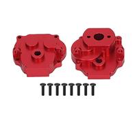 Boîtier de boîte de Vitesses RC en Alliage d'aluminium, résistance aux Chocs Robuste et exquise, Coque de boîte de Vitesses RC sur chenilles pour Traxxas 1/18 TRX4M, pièce de Mise (Rouge)