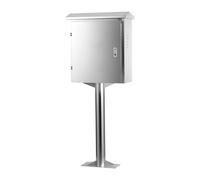 Boîtier de Borne de Recharge Verrouillable et Résistant aux Intempéries - Une Borne de Recharge Extérieure avec Orifices de Passage de Câbles Pré-percés(L/50 * 25 * 60cm)