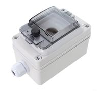 Boîtier de bouton de commande extérieur à trou unique IP66 avec interrupteur à bouton anti-fuite adapté à diverses applications de contrôle