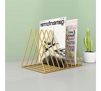 Boîtier de bureau métallique, Metal Desk File Organizer Bookend Magazine Rack Multicolor(C)