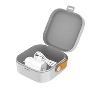 Boîtier de câbles - Boîte de gestion de câbles - 10,0 x 9,8 x 3,9 cm - Câble portable et organisateur de casques - Conteneur électronique, accessoires de bureau, boîte de gestion des câbles de voyage,