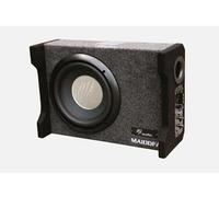 Boîtier de caisson de basses alimenté de 25,4 cm | Système de basses actif compact de 1300 W avec amplificateur intégré | Caisson de basses de voiture universel pour un son puissant et profond