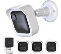 Boîtier de caméra extérieure Blink et support de montage (4e génération et 3e génération), lot de 3 coques de protection et support réglable à 360 degrés avec module de synchronisation 2 prises de