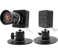 Boîtier de caméra KKSB SBC avec Support de Rotation 360° - Compatible avec Raspberry Pi HQ, Module 2/3 et Coral 5MP (La caméra n'est Pas Incluse)