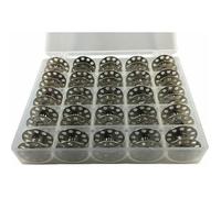 Boîtier de canette en plastique pour machine à coudre S'areern, 25 bobines