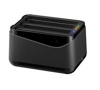 Boîtier de charge à 3 baies pour concentrateur de charge rapide Insta360 X5 | Charge trois batteries à la fois, alimentation rapide, garde l'équipement prêt, design de voyage compact