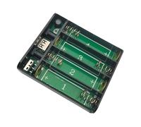 Boîtier de chargement de batterie pour routeurs - 4 cellules 3,7 V 18650 - Configuration prête à l'emploi - Boîte d'alimentation sans interruption