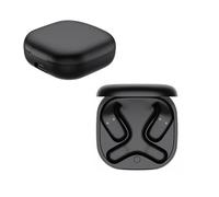 Boîtier de chargement rapide pour écouteurs SHOKZ OpenFit 2 T920/OpenFit 2+ T921, étui de chargement portable de rechange pour écouteurs sans fil à oreilles ouvertes, noir