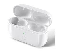Boîtier de chargement sans fil de rechange compatible avec AirPod Pro 1ère et 2ème génération, chargeur Air Pod Pro 1 2 avec bouton de synchronisation d'appairage Bluetooth, avec charge USB