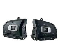 Boîtier De e Volant Multifonction Pour VW Pour Golf 7 MK7 Boutons Interrupteur Commande Volant(Frosted)