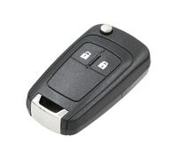 Boîtier de clé Pliable à 2 Boutons for Voiture, Remplacement de clé Pliable for Insignia Mokka Karl Adam, Coque de clé Automobile